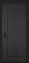 Дверь входная для квартиры City Prime 2/2 Бульдорс, внешняя антрацит муар, МДФ софт-графит