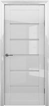 Межкомнатная дверь Вена GL Albero, белый глянец, стекло мателюкс