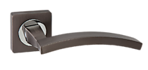 Ручка дверная "AL 520-02 MBN"матовый черный никель