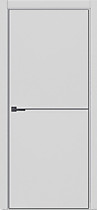 Межкомнатная дверь из экошпона 324 эмалекс серый, серия Премьер