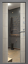Дверь входная Медея-321 М5 с зеркалом, филадельфия грей