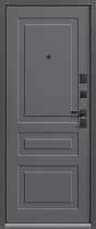 Дверь входная для квартиры LUX-4, внутрь кашемир графит, Центурион