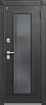Дверь Т-2 Premium с терморазрывом для улицы, внешняя антрацит муар, стекло Gray, Центурион