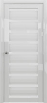Межкомнатная дверь Сидней GL Albero, белый глянец, стекло мателюкс