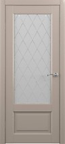 Межкомнатная дверь Эрмитаж 1 ПО с покрытием Vinil Albero, серый