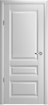 Межкомнатная дверь Эрмитаж 2 ПГ с покрытием Vinil Albero, платина