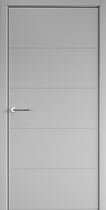 Межкомнатная дверь Геометрия-4 с покрытием Эмаль Albero, серый