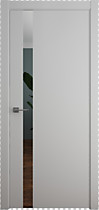 Межкомнатная дверь Геометрия-5 Albero, с покрытием эмаль, серый
