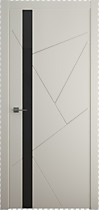 Межкомнатная дверь Геометрия-6 Albero, с покрытием эмаль, латте
