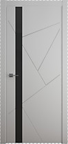 Межкомнатная дверь Геометрия-6 Albero, с покрытием эмаль, серый