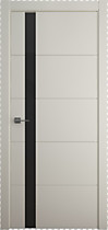 Межкомнатная дверь Геометрия-7 Albero, с покрытием эмаль, латте