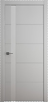 Межкомнатная дверь Геометрия-7 Albero, с покрытием эмаль, серый