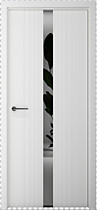Межкомнатная дверь Геометрия-8 Albero, с покрытием эмаль, белый