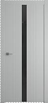 Межкомнатная дверь Геометрия-8 Albero, с покрытием эмаль, серый