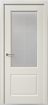 Межкомнатная дверь Классика-2 ПО Albero, с покрытием эмаль, латте