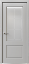 Межкомнатная дверь Классика-2 ПО Albero, с покрытием эмаль, серый