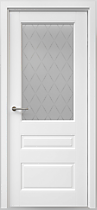 Межкомнатная дверь Классика-3 ПО Albero, с покрытием эмаль, белый