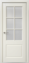 Межкомнатная дверь Классика-4 ПО Albero, с покрытием эмаль, латте