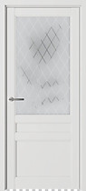Межкомнатная дверь Олимпия ПО (Vinyl) Albero, с покрытием эмаль, белый