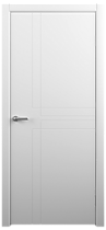 Межкомнатная дверь Геометрия-3 с покрытием Эмаль Albero, белый