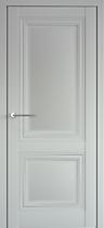 Межкомнатная дверь Спарта 2 с покрытием Vinil Albero, платина