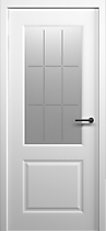 Межкомнатная дверь Стиль-1 ПО Albero, с покрытием эмаль, белый