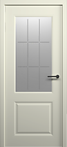 Межкомнатная дверь Стиль-1 ПО Albero, с покрытием эмаль, латте