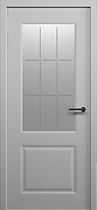 Межкомнатная дверь ССтиль-1 ПО Albero, с покрытием эмаль, серый