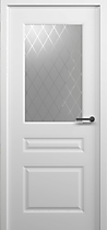 Межкомнатная дверь Стиль-2 ПО Albero, с покрытием эмаль, белый