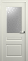 Межкомнатная дверь Стиль-2 ПО Albero, с покрытием эмаль, латте
