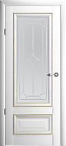 Дверь Версаль 1 ПГ (Vinyl), белый, стекло - галерея