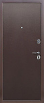 Дверь входная Тайга 7 см металл, Феррони, внутрь антик медь