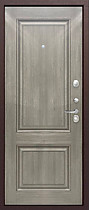 Дверь входная для квартиры Тайга 9 см серый клен, Феррони, внутрь серый клён
