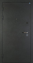 Дверь входная  для квартиры Алмаз-100, внешняя чёрный шёлк