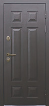 Дверь входная для квартиры Бруно, внешняя муар sahara night с объемными рисунком на металле