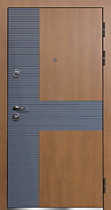 Дверь входная для квартиры ЛУчиано, внешняя синхропоры сицилия-силк титан