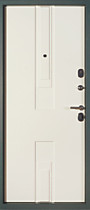 Дверь входная для квартиры, Санто-3, внутрь софт айс (белая)