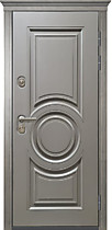 Дверь входная для квартиры Орфей-611 Капитель, внешняя софт-графит 